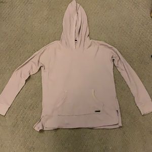 Calvin Klein hooded waffle top